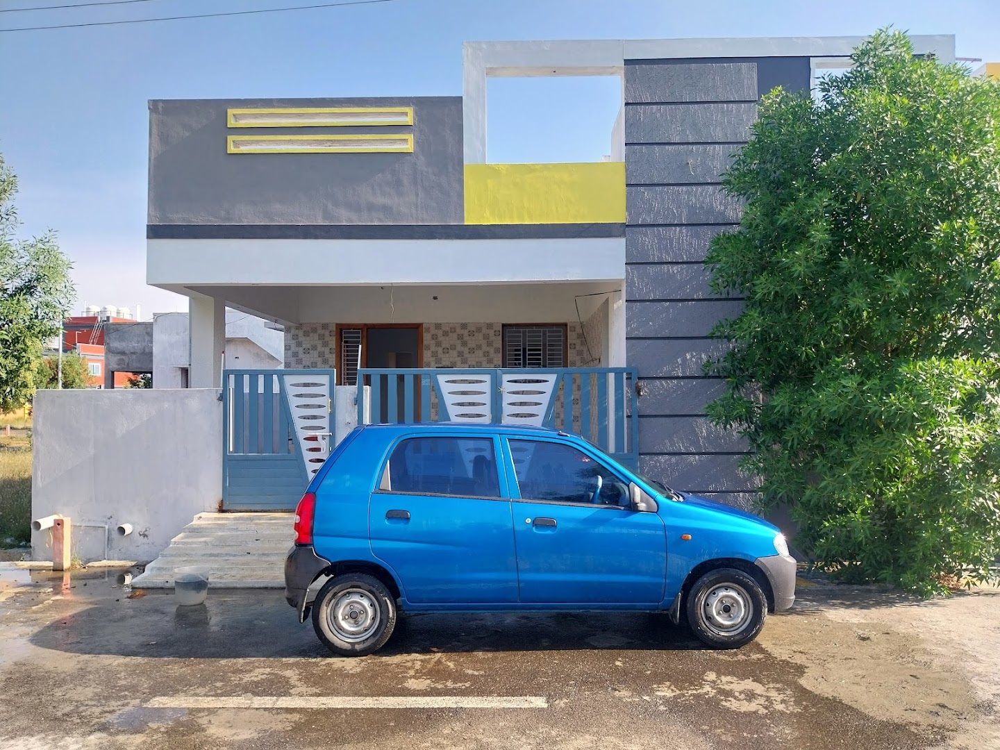 Open plots ready for construction